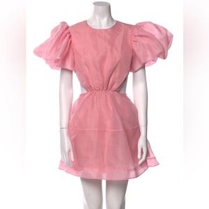 Aje Puff Sleeve Dress